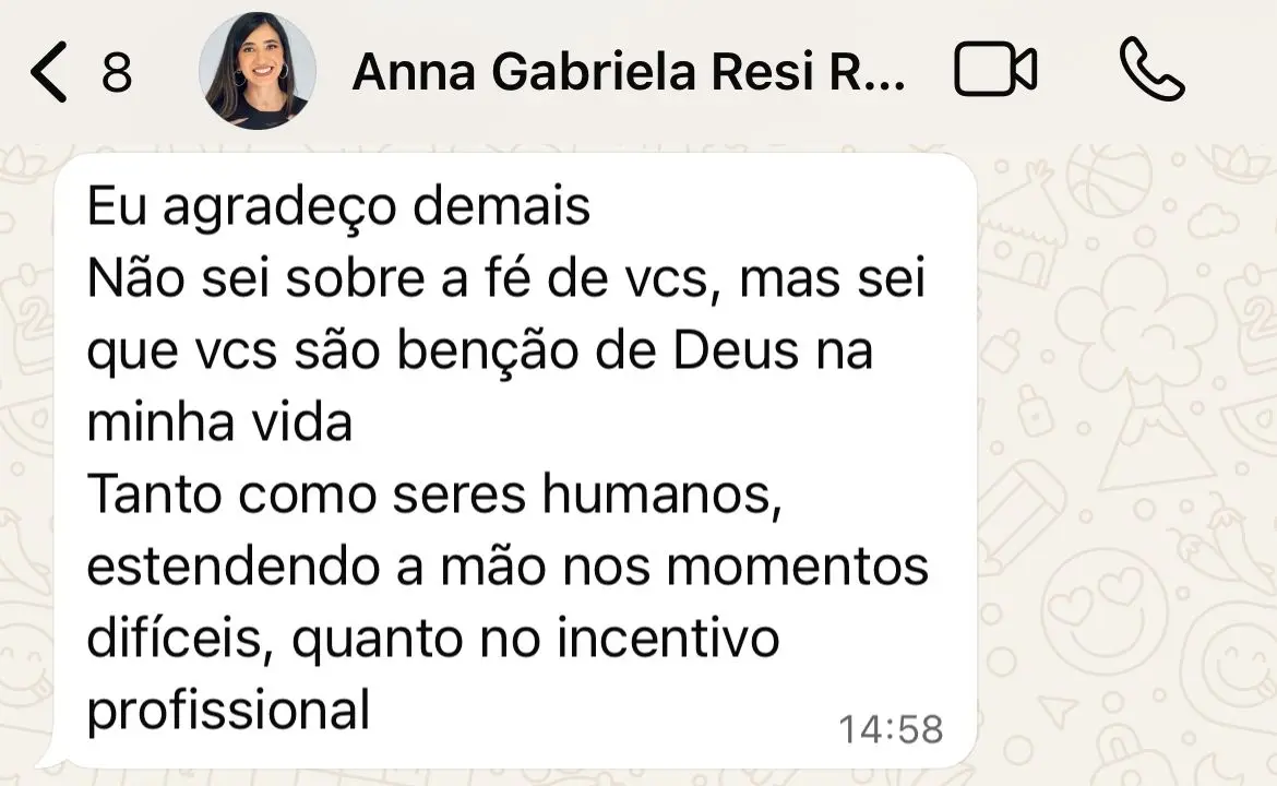 Vocês são benção