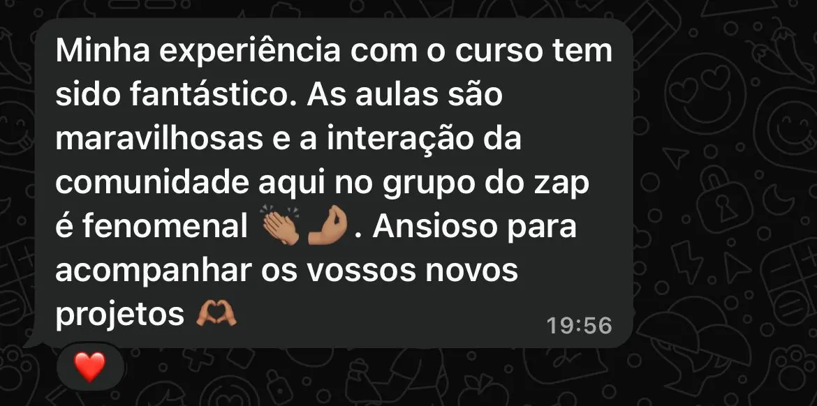 🔥Aulas e interação na comunidade maravilhosas
